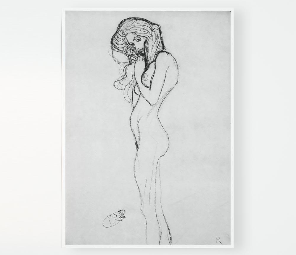 Klimt Madalane Print Poster Wall Art