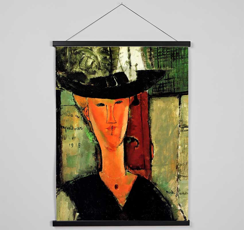 Modigliani Madame Pompadour Hanging Poster - Wallart-Direct UK