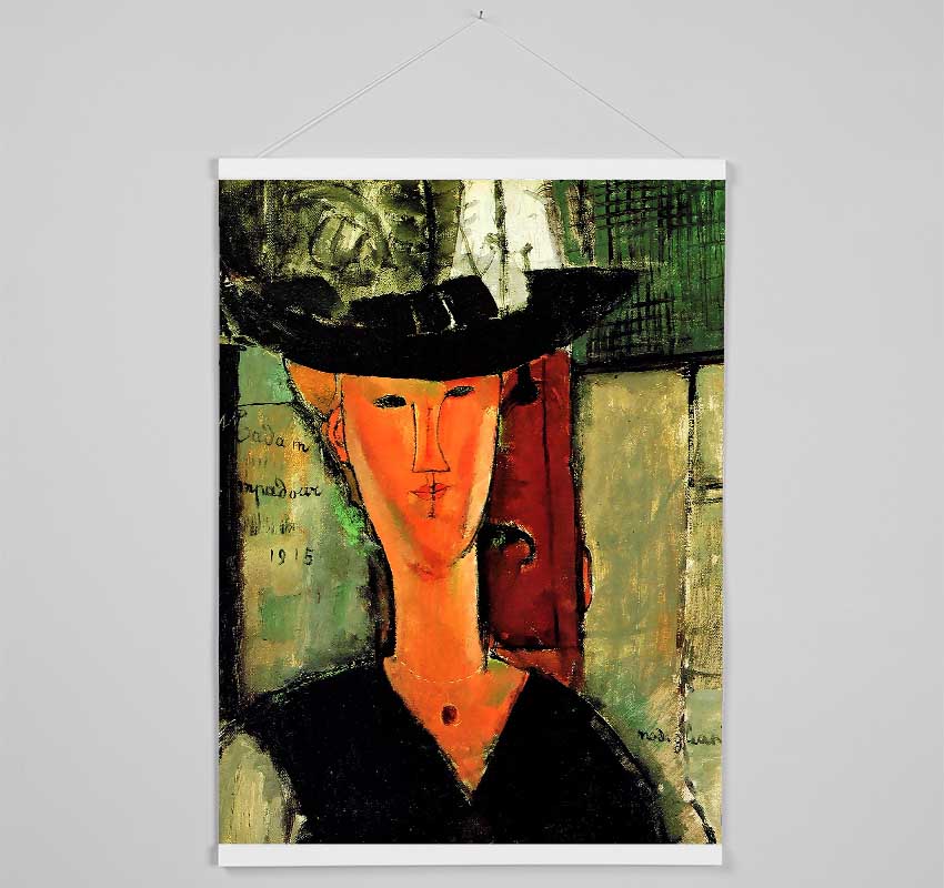 Modigliani Madame Pompadour Hanging Poster - Wallart-Direct UK