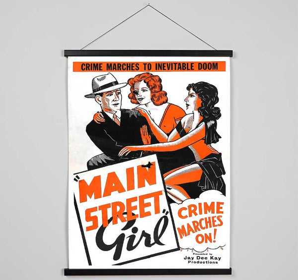 Main Street Girl Poster 2 Hanging Poster - Wallart-Direct UK