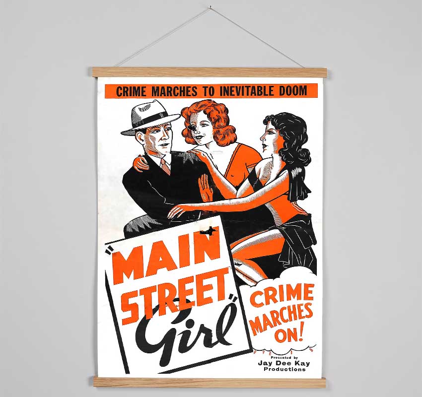 Main Street Girl Poster 2 Hanging Poster - Wallart-Direct UK