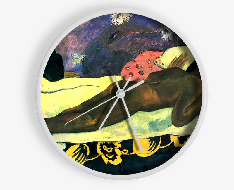 Gauguin Manao Tupapau Clock - Wallart-Direct UK