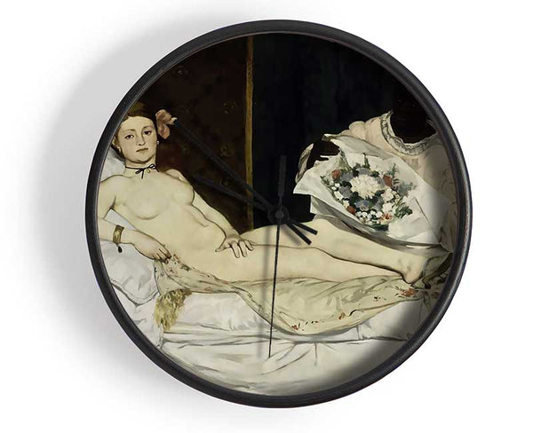 Manet Olympia Clock - Wallart-Direct UK