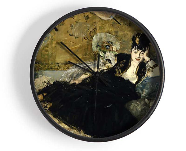 Manet Woman With Fans Clock - Wallart-Direct UK