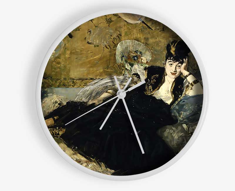 Manet Woman With Fans Clock - Wallart-Direct UK