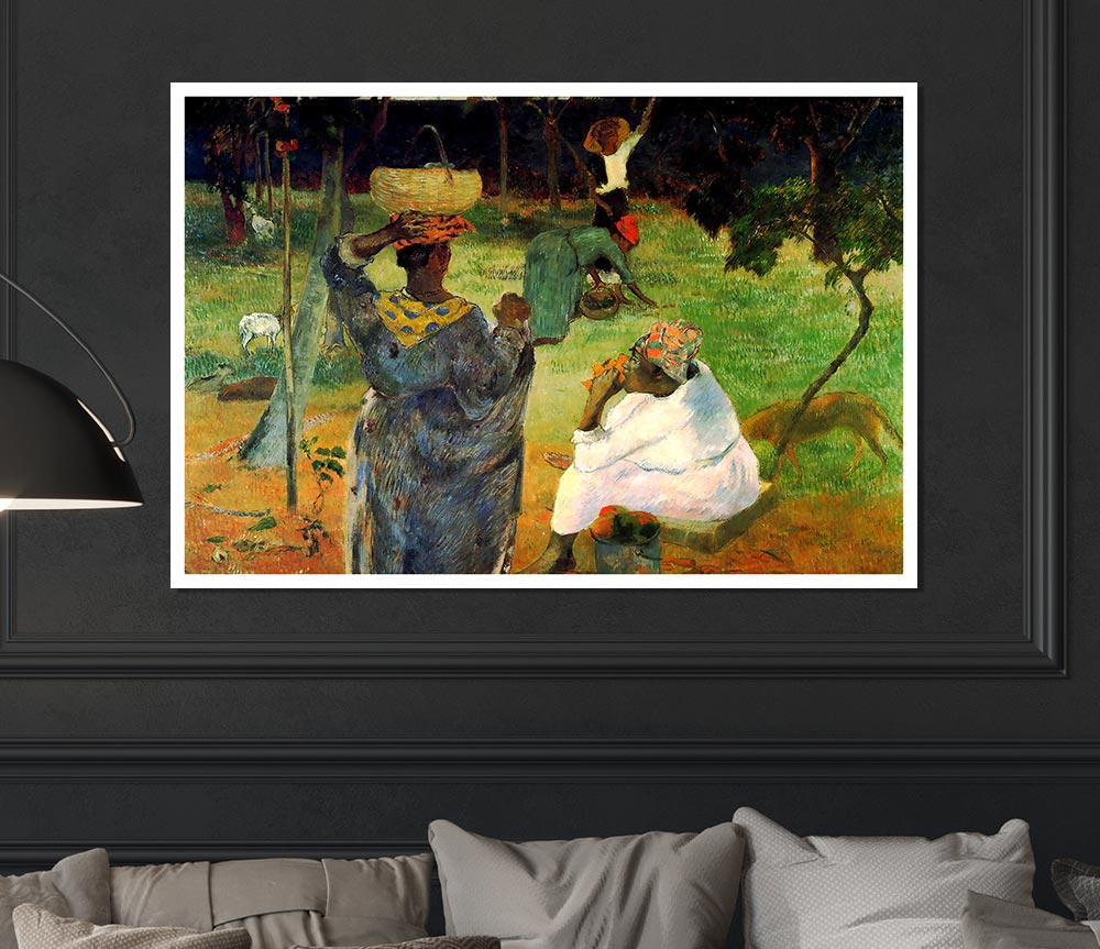 Gauguin Mango Fruit Print Poster Wall Art