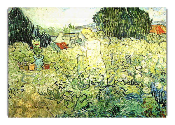 Marguerite Gachet In Her Garden By Van Gogh