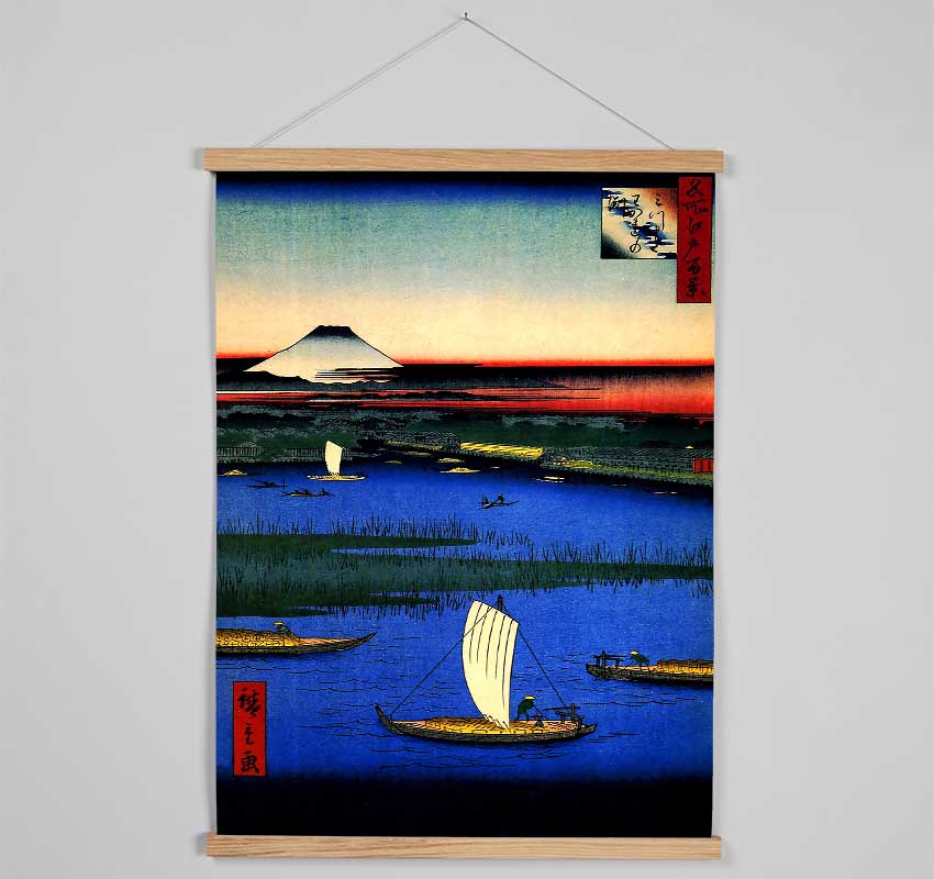 Hiroshige Mitsumata Hanging Poster - Wallart-Direct UK