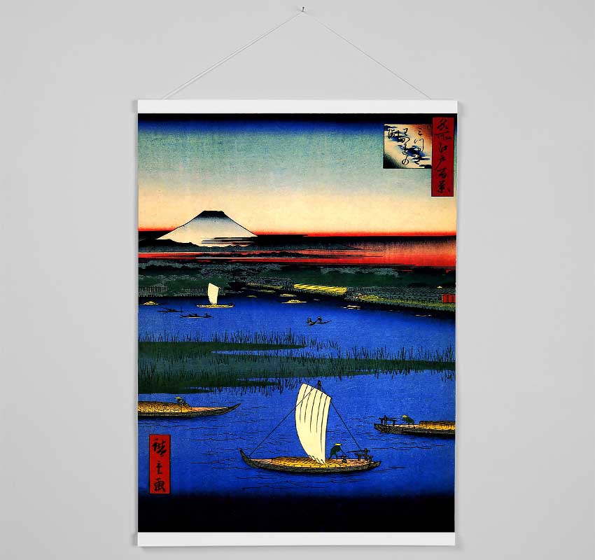 Hiroshige Mitsumata Hanging Poster - Wallart-Direct UK