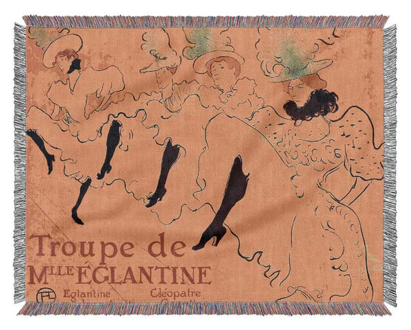 Toulouse Lautrec Mlles Eglantines 2 Woven Blanket