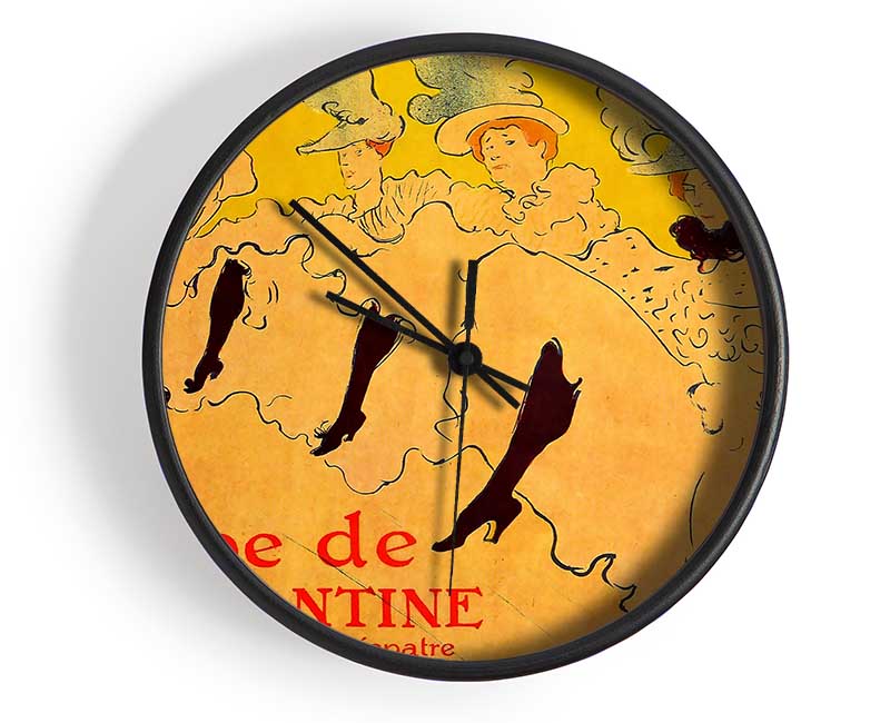 Toulouse Lautrec Mlles Eglantines 2 Clock - Wallart-Direct UK