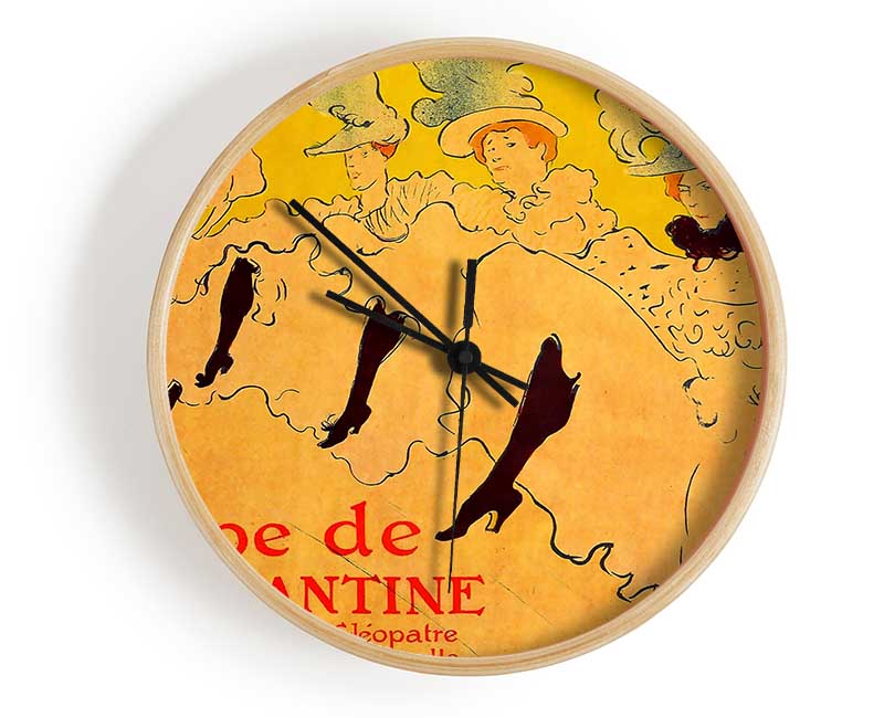 Toulouse Lautrec Mlles Eglantines 2 Clock - Wallart-Direct UK