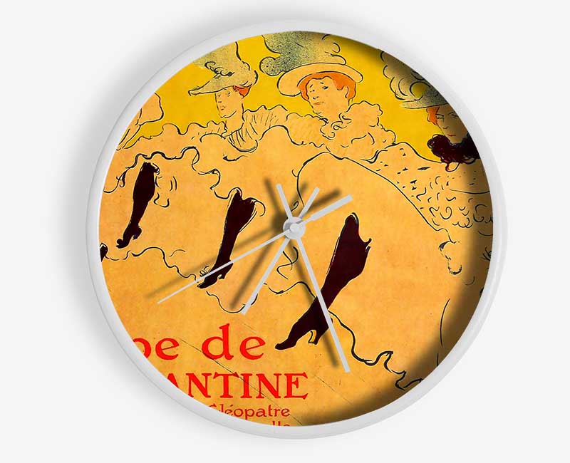 Toulouse Lautrec Mlles Eglantines 2 Clock - Wallart-Direct UK