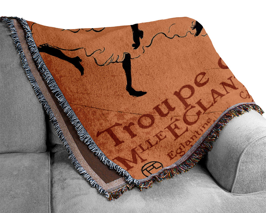 Toulouse Lautrec Mlles Eglantines 2 Woven Blanket