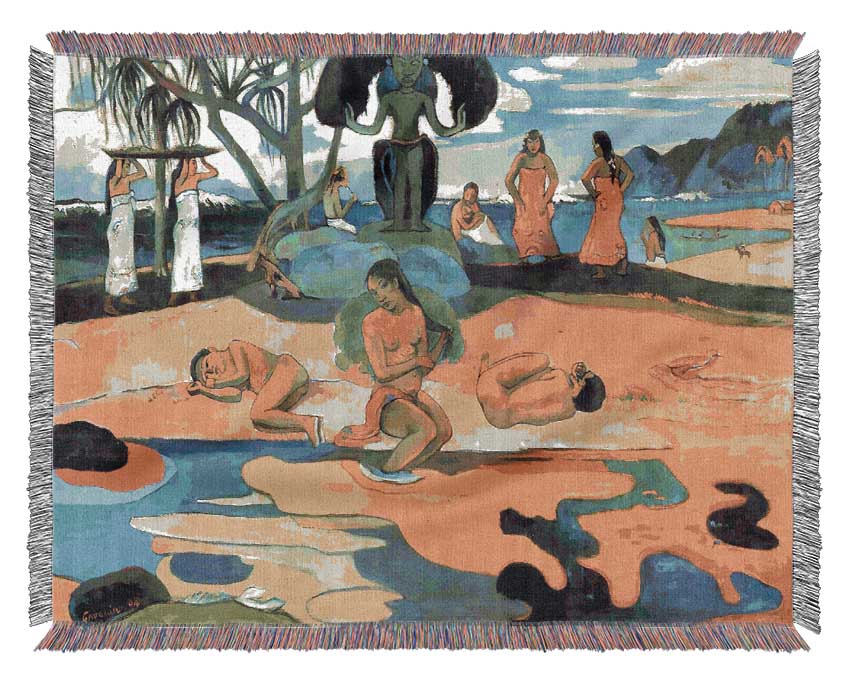 Gauguin Mohana No Atua Woven Blanket