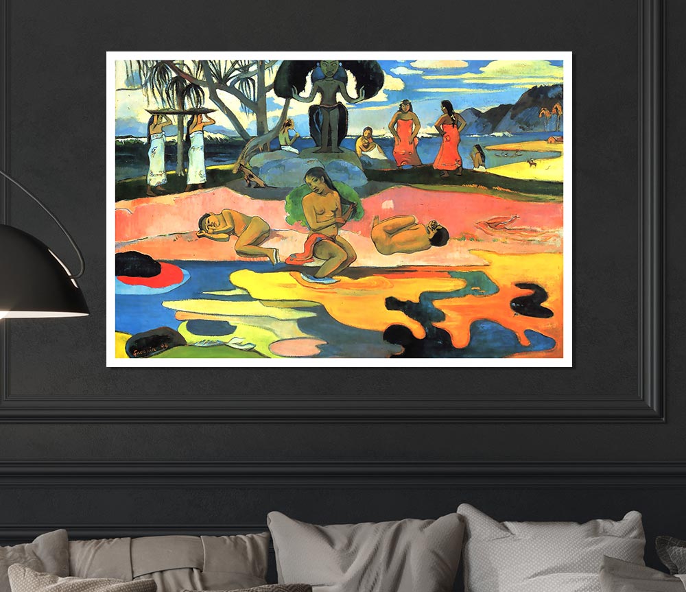 Gauguin Mohana No Atua Print Poster Wall Art