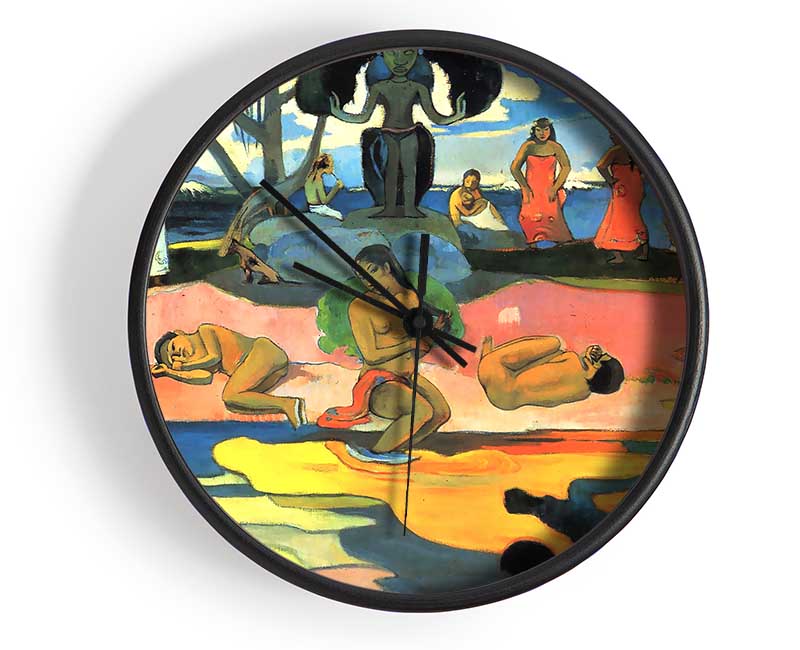 Gauguin Mohana No Atua Clock - Wallart-Direct UK