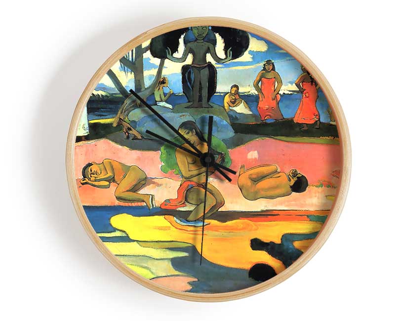 Gauguin Mohana No Atua Clock - Wallart-Direct UK