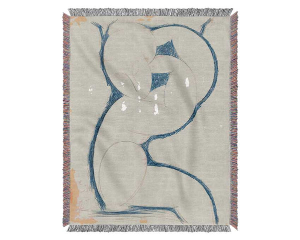 Mondigliani Caryatid Woven Blanket