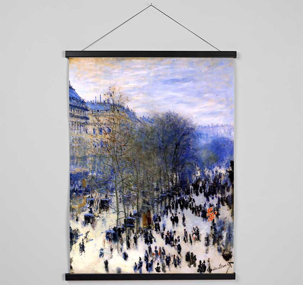 Monet Boulevard Des Capucines Hanging Poster - Wallart-Direct UK