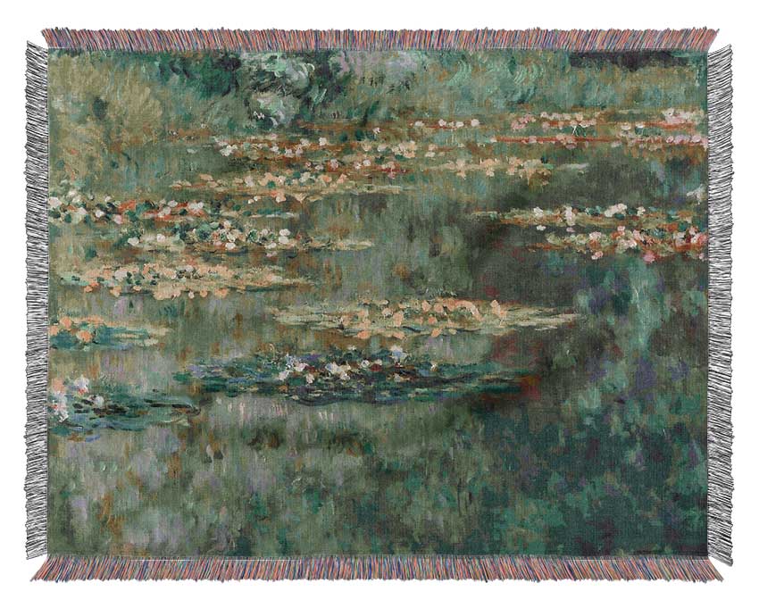 Monet Le Bassin Des Nympheas Woven Blanket