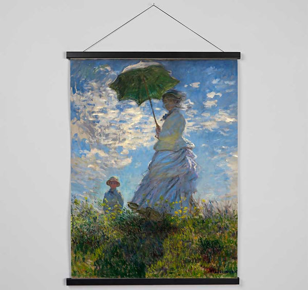 Monet Madame Monet And Her Son Hanging Poster - Wallart-Direct UK