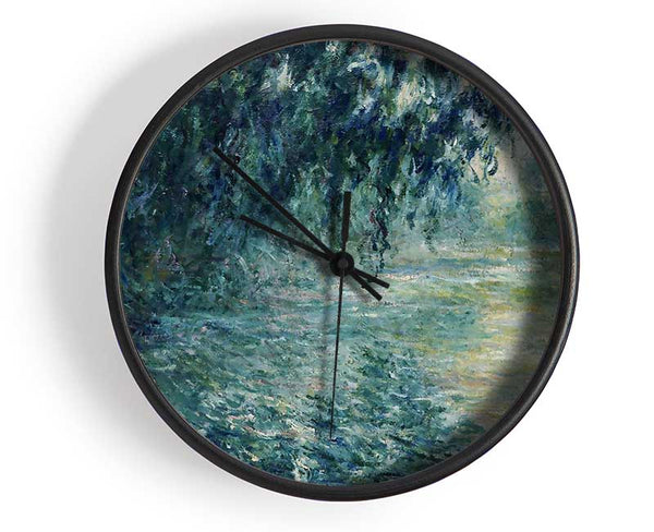 Monet Morning On The Seine Clock - Wallart-Direct UK