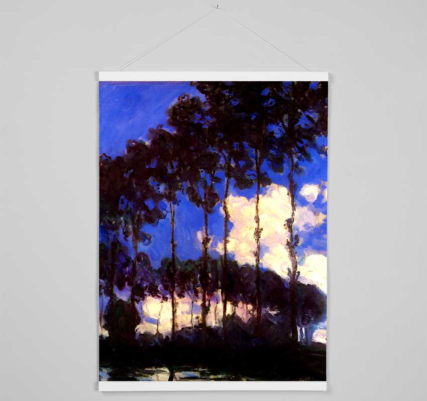 Monet Poplars At The Epte 2 Hanging Poster - Wallart-Direct UK