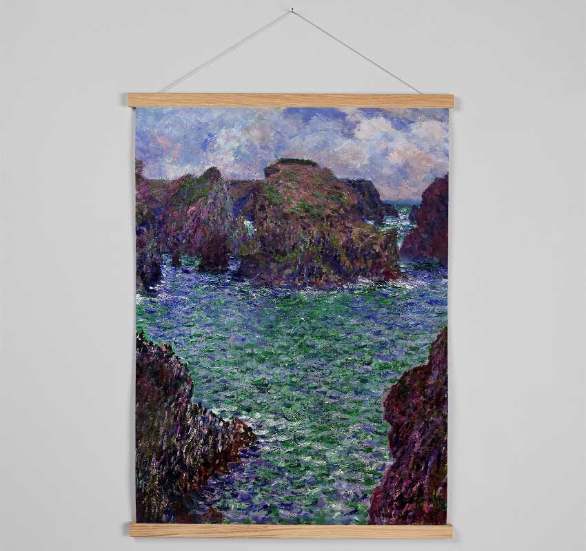 Monet Port-Goulphar Hanging Poster - Wallart-Direct UK