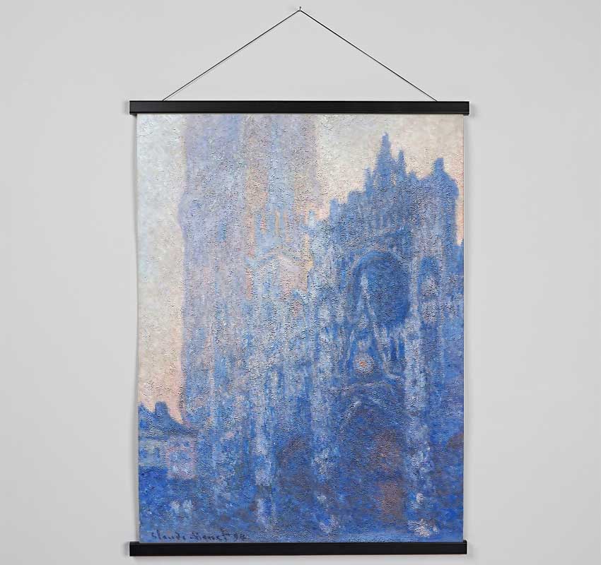 Monet Rouen Cathedral Fac¸ade Hanging Poster - Wallart-Direct UK