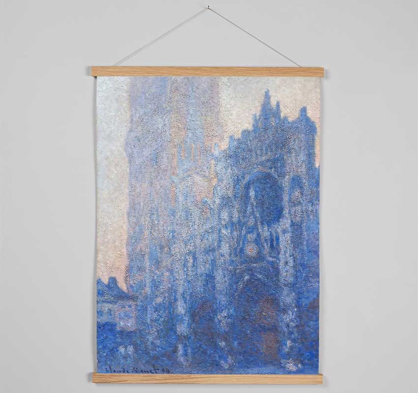 Monet Rouen Cathedral Fac¸ade Hanging Poster - Wallart-Direct UK