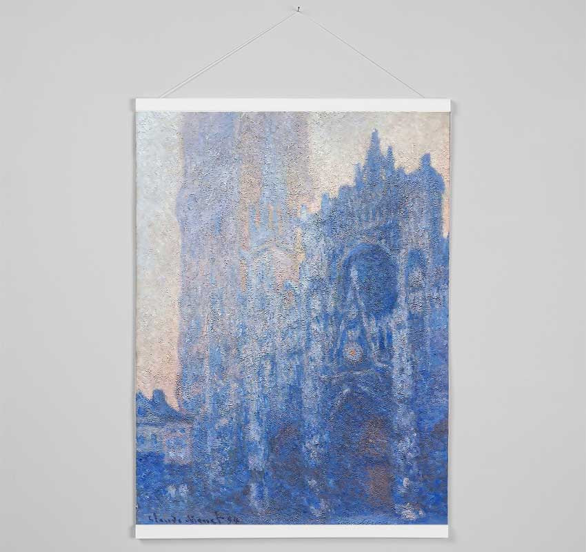 Monet Rouen Cathedral Fac¸ade Hanging Poster - Wallart-Direct UK