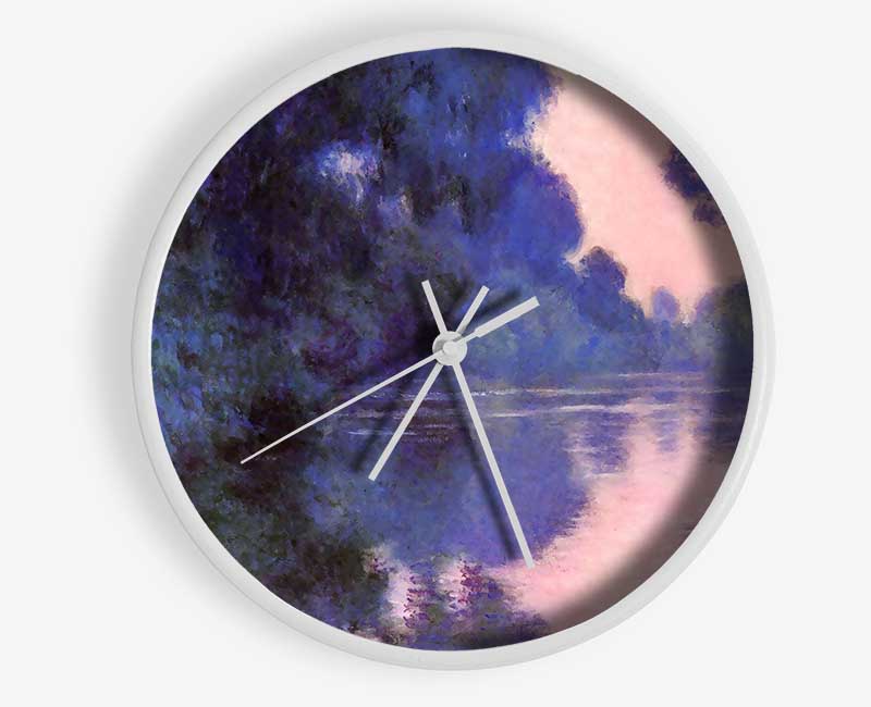 Monet Seine Arm At Giverny Clock - Wallart-Direct UK