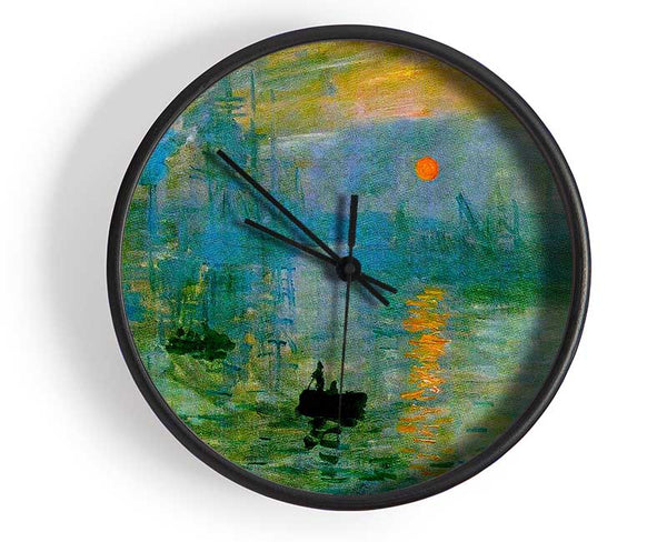 Monet Sunset Clock - Wallart-Direct UK