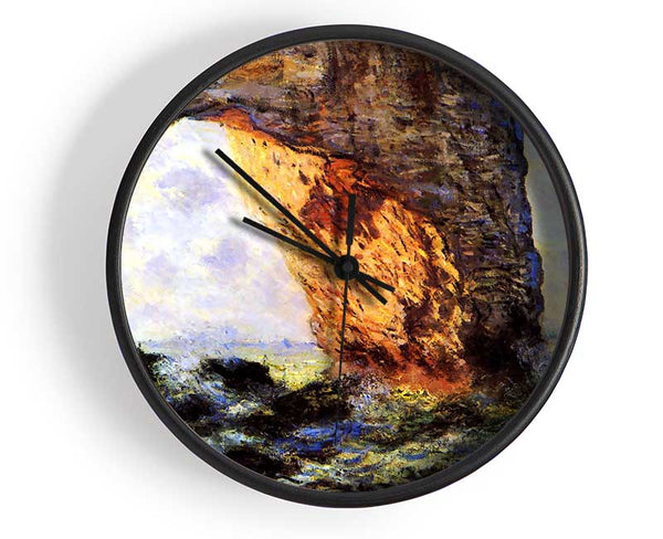 Monet The Cliff At Etretat Clock - Wallart-Direct UK