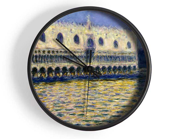 Monet The Doges Palace Clock - Wallart-Direct UK