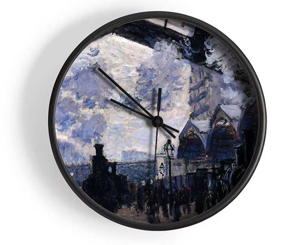 Monet The Gare St Lazare Clock - Wallart-Direct UK