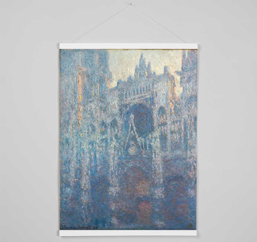 Monet The Portal Of Rouen Cathedral In Morning Light Hanging Poster - Wallart-Direct UK