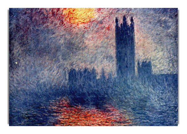 Monet The Thames Art Classic Canv