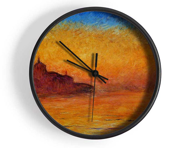 Monet Venice At Twilight Clock - Wallart-Direct UK