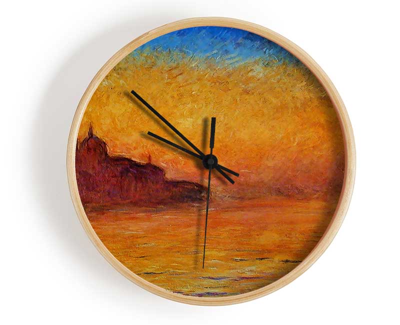 Monet Venice At Twilight Clock - Wallart-Direct UK