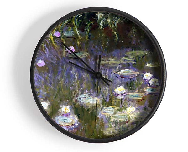 Monet Water Lilies Clock - Wallart-Direct UK