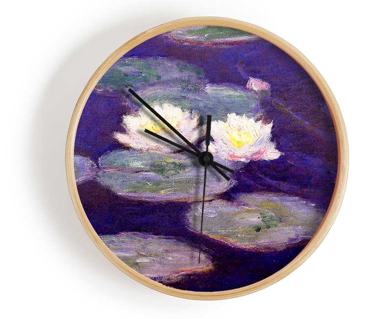 Monet Water Lily Clock - Wallart-Direct UK