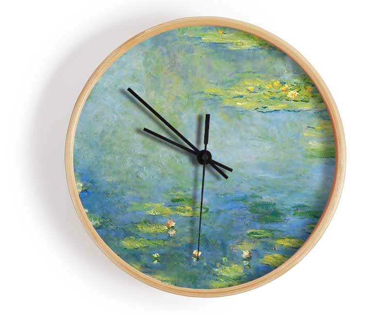 Monet Waterlilies Clock - Wallart-Direct UK