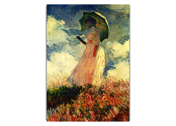 Monet Woman With Parasol