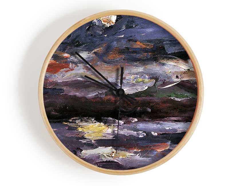 Lovis Corinth Moonlight Clock - Wallart-Direct UK