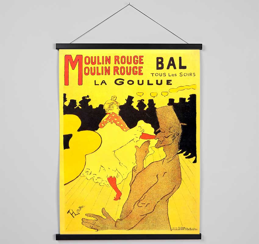 Toulouse Lautrec Moulin Rouge La Goulue Hanging Poster - Wallart-Direct UK