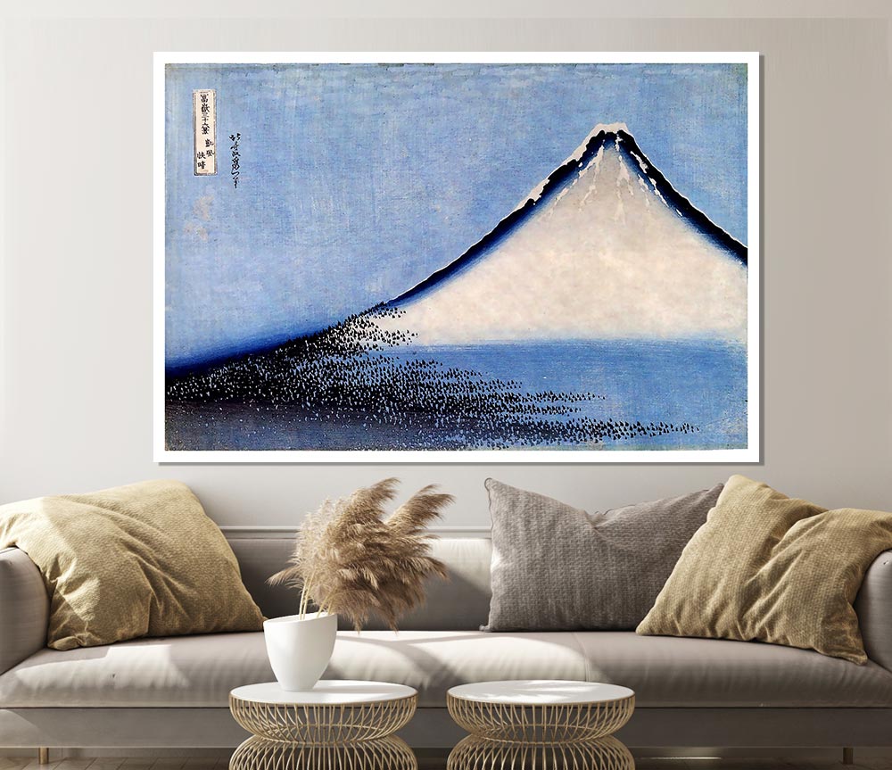 Hokusai Mount Fuji 2 Print Poster Wall Art