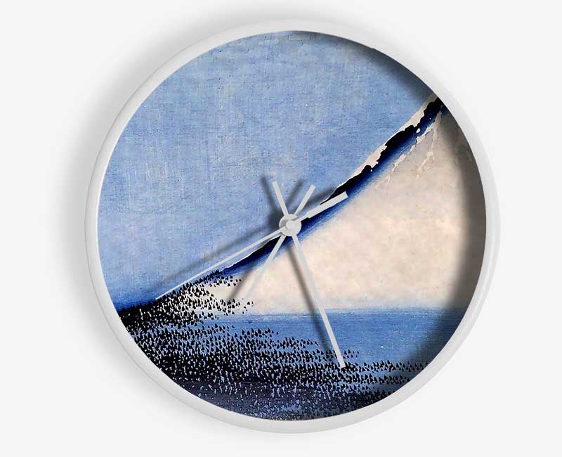 Hokusai Mount Fuji 2 Clock - Wallart-Direct UK