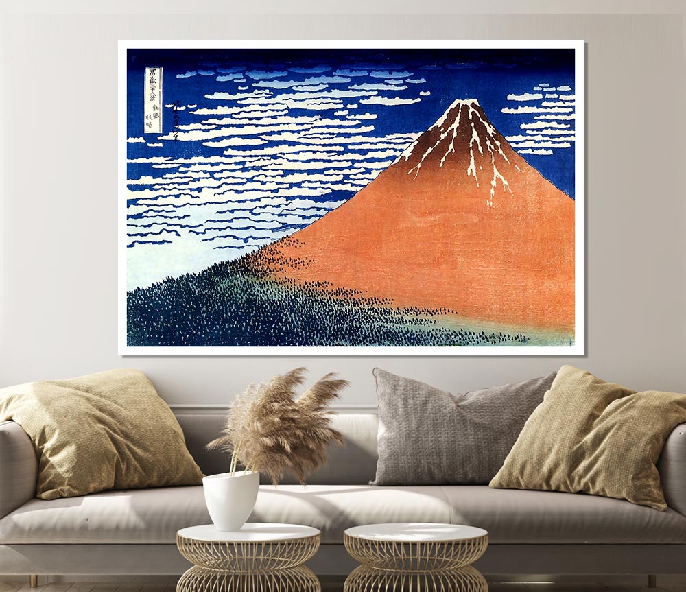 Hokusai Mount Fuji Print Poster Wall Art